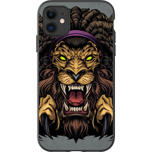 flylanddesigns_brian_allen iPhone Lion With Dreadlocks