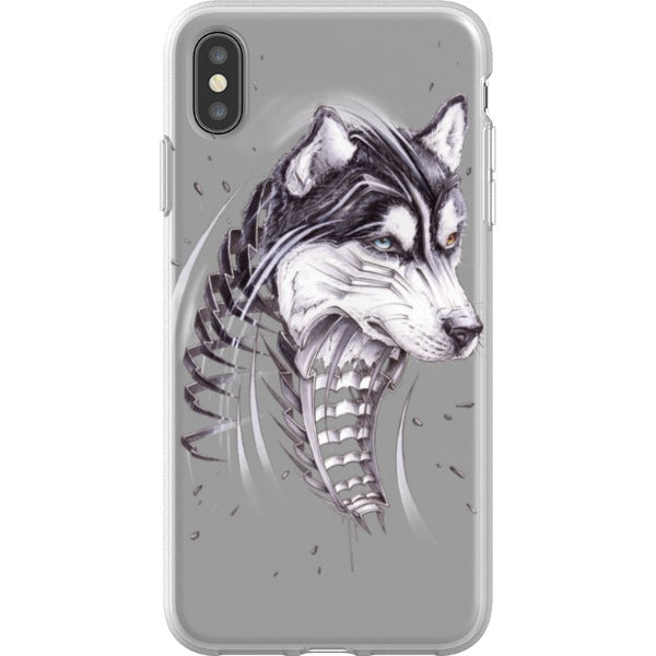 jayn_one iPhone Flexi Case Husky