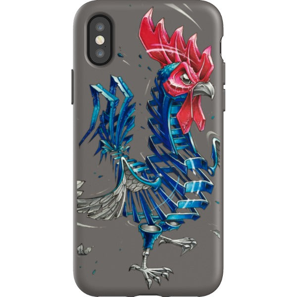 jayn_one iPhone Flexi Case Rooster