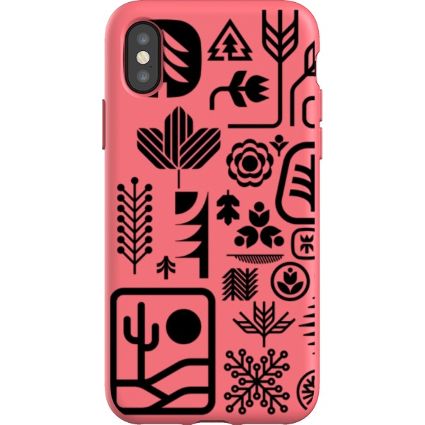 ethnfndr iPhone Flexi Case Earth day black