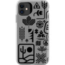 ethnfndr iPhone Flexi Case Earth day black
