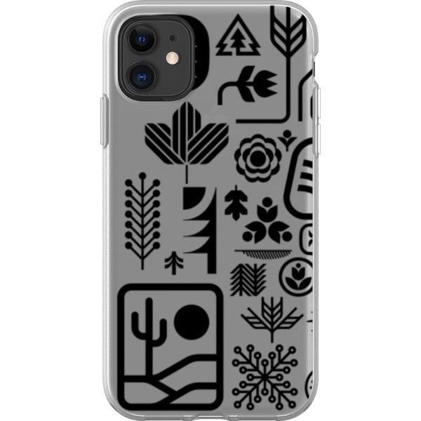 ethnfndr iPhone Flexi Case Earth day black