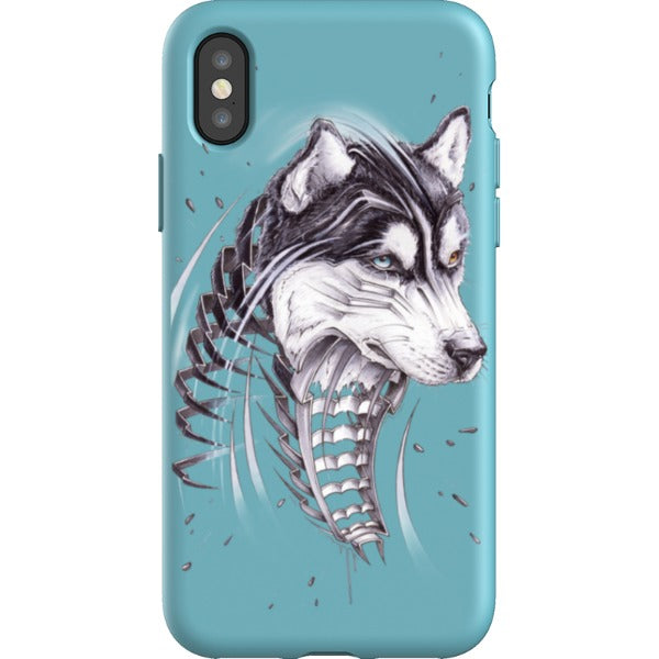 jayn_one iPhone Flexi Case Husky