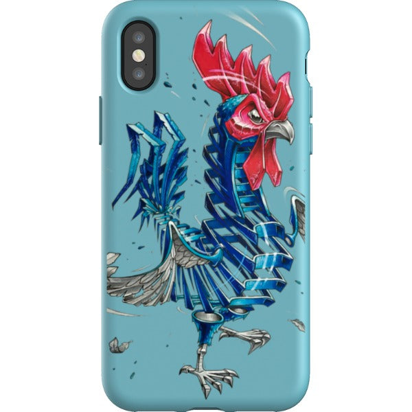 jayn_one iPhone Flexi Case Rooster