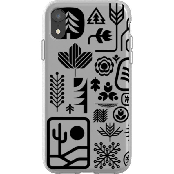 ethnfndr iPhone Flexi Case Earth day black