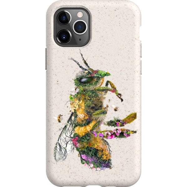 barrettbiggers iPhone Eco-friendly Case honeybee