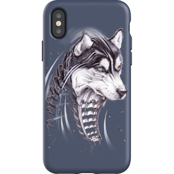 jayn_one iPhone Flexi Case Husky