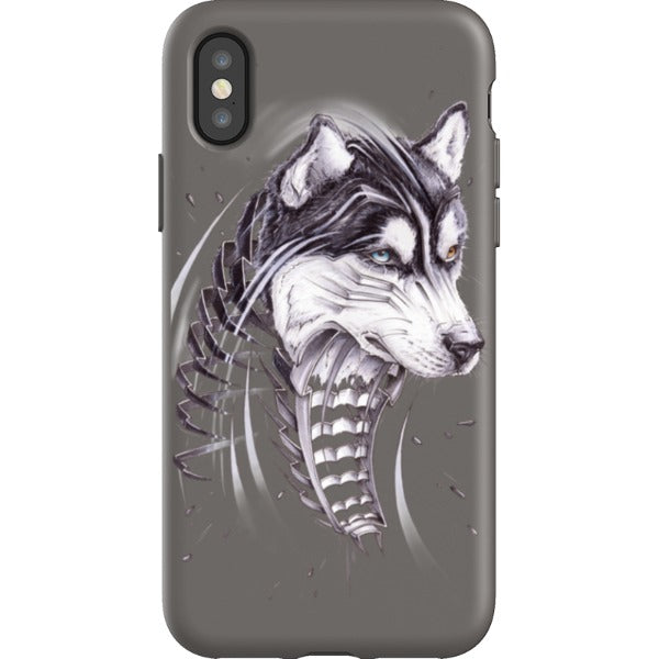 jayn_one iPhone Flexi Case Husky