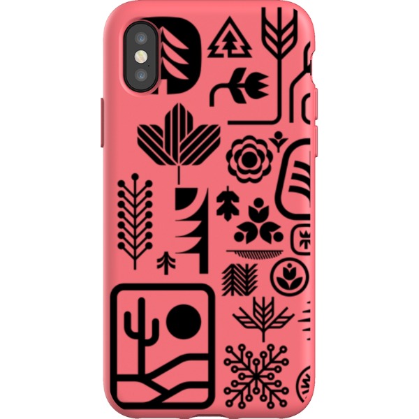 ethnfndr iPhone Flexi Case Earth day black