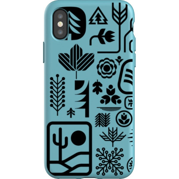 ethnfndr iPhone Flexi Case Earth day black
