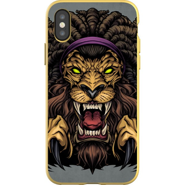 flylanddesigns_brian_allen iPhone Lion With Dreadlocks