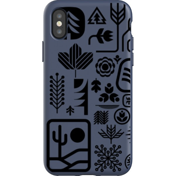 ethnfndr iPhone Flexi Case Earth day black