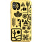 ethnfndr iPhone Flexi Case Earth day black