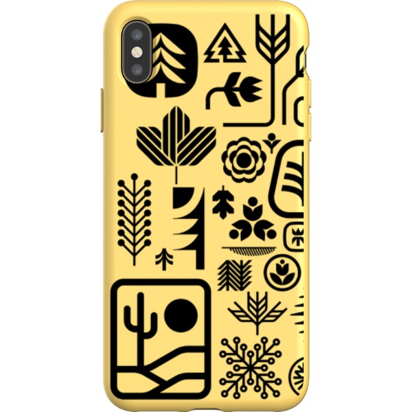 ethnfndr iPhone Flexi Case Earth day black