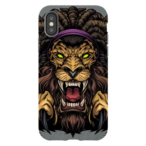 flylanddesigns_brian_allen iPhone Lion With Dreadlocks