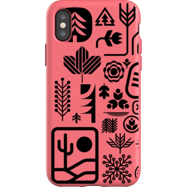 ethnfndr iPhone Flexi Case Earth day black
