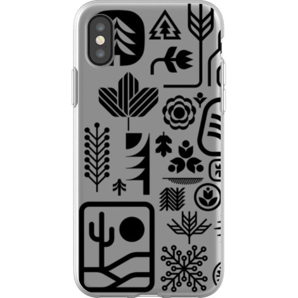 ethnfndr iPhone Flexi Case Earth day black