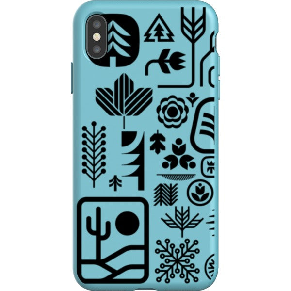 ethnfndr iPhone Flexi Case Earth day black