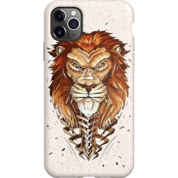 jayn_one iPhone Eco-friendly Case Lion