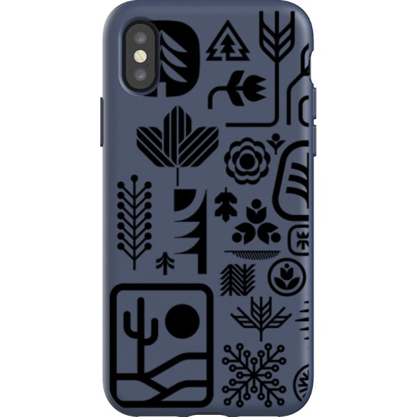 ethnfndr iPhone Flexi Case Earth day black