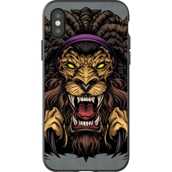 flylanddesigns_brian_allen iPhone Lion With Dreadlocks