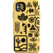 ethnfndr iPhone Flexi Case Earth day black