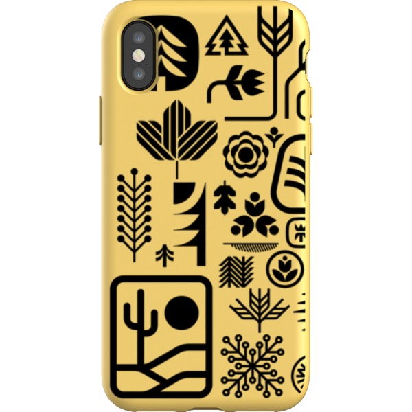 ethnfndr iPhone Flexi Case Earth day black