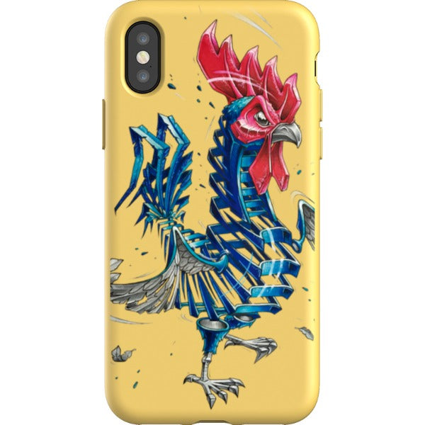 jayn_one iPhone Flexi Case Rooster