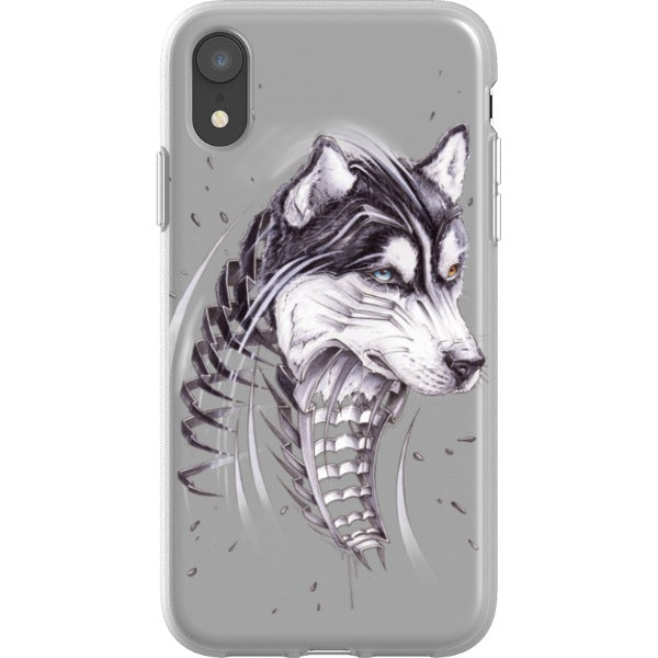 jayn_one iPhone Flexi Case Husky