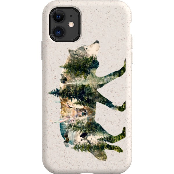 barrettbiggers iPhone Eco-friendly Case wolfpride