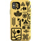 ethnfndr iPhone Flexi Case Earth day black