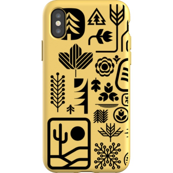 ethnfndr iPhone Flexi Case Earth day black