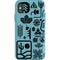 ethnfndr iPhone Flexi Case Earth day black