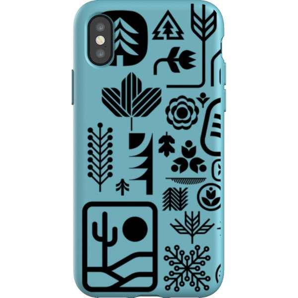 ethnfndr iPhone Flexi Case Earth day black