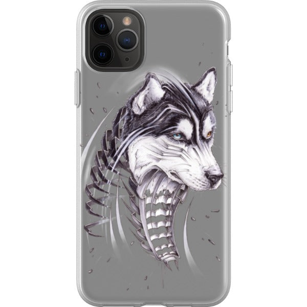 jayn_one iPhone Flexi Case Husky
