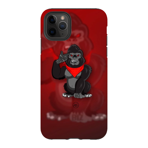iPhone 11 Pro Max Tough Case (Black TPU) in Matte