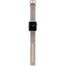 Apple Watch Strap 42mm in Nylon Grey Silver fitting